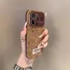 Adecuado para funda de teléfono Apple 17 Pro Max, cobertura total, a prueba de caídas, iPhone 16, diseño sin colisiones, 15, patrón floral marrón de nicho
