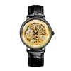 Reloj mecánico de esqueleto para hombre Biden, modelo de reloj con correa de moda nuevo