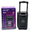 Alto-falante Bluetooth de alta potência para karaokê TWS display digital haste para dança quadrada som subwoofer externo