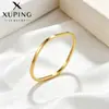 Pulsera Cuadrada Pulida de Acero Inoxidable Simple Xuping, Moderna y Lujosa, Estilo Europeo y Americano, Joyería Geométrica al por Mayor