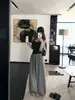 Pantalones Suaves de Pierna Ancha Relajados y Cómodos para Mujer, Novedad Primavera y Otoño 2026 de Cintura Alta, Holgados, Adelgazantes, con Caída, Casuales
