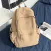 Mochila para estudiantes universitarias, simple y versátil para viajar, mochila de estilo ins para el día a día, mochila ligera y de gran capacidad para estudiantes de secundaria y preparatoria