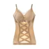 Chaleco Transpirable Delgado de Verano Sin Costuras Moldeador Corporal Control de Abdomen Escultura Corporal Cómodo Moldeador Espalda Bonita Sin Sujetador Ropa Interior Superior