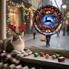 Adorno Colgante Navideño de Vidrio de una Sola Pieza Transfronterizo, Decoración de Ventana para las Cuatro Estaciones, Atrapasol para Jardín