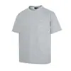 Estilo Urbano Americano Sencillo y Versátil Diseño de Alta Gama con Textura Curva, Camiseta Unisex Holgada de Manga Corta para Verano 2026
