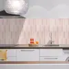 Adhesivos de Azulejo Decorativos para Colgar en la Cocina, Diseño Grueso Tridimensional Autoadhesivo, Rayas Verticales, Sencilla Renovación, Pegatinas de Renovación