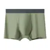 Ropa Interior Nueva de Algodón para Hombre Color Sólido Otoño/Invierno 10A Transpirable Antibacteriana Cómoda Boxer Briefs Calzoncillos Cortos de Cuatro Esquinas
