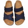 Sandalias informales de gran tamaño para mujer, estilo transfronterizo, estilo europeo y americano, nuevas sandalias cruzadas de suela gruesa y plana para comercio exterior, 2023