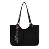Bolso Tote Retro de Ante Melaleuca para Mujer, Gran Capacidad, Bolso de Viaje para el Trabajo, Nuevo Bolso de Hombro Único Otoño 2026 para Mujer