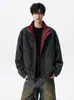 Chamarra Bomber con Cuello Alto Tie-dye Mate Transfronteriza Tendencia Hombres Primavera/Otoño 2026 Corta Elegante Silueta Holgada Chamarra de Marca de Tendencia