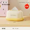 Caja de pañuelos tipo flotador, alto valor estético, adecuada para sala de estar, cocina del hogar y baño, caja de pañuelos de gran capacidad con resorte