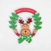 Adornos navideños, placa de bienvenida de madera para puerta, decoración para fiestas, ambiente hogareño, adornos colgantes, placa de madera navideña colgante