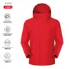 Nueva Norma Nacional Parka de Plumas 3 en 1 para Hombre Cortavientos Impermeable Cálida Chaqueta para Mujer Ropa de Exterior Senderismo Montañismo