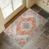 Tapete de sala de estar de luxo leve transfronteiriço, capa completa de veludo de cristal para sofá e mesa de centro, tapete de chão para sala de estar, tapete de cabeceira estilo wabi-sabi, disponível para atacado
