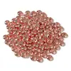 Cuentas Planas para Rueda Multimaterial Accesorios Chapados en Oro de 18 Quilates Acero Inoxidable Cuentas Espaciadoras Planas Cuentas de Disco Materiales para Manualidades DIY Cuentas Espaciadoras