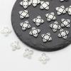 23 piezas, precio, aleación que conserva el color, 12 mm, flor de cuatro hojas, bricolaje, horquilla antigua, paso a paso, etiqueta con borla, material