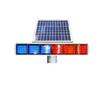 Luz Intermitente Solar Dispositivo de Aleación de Aluminio Luz de Advertencia Estroboscópica Advertencia de Seguridad para Construcción Vial Portátil