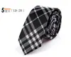 Corbata de Seda para Hombre Hecha a Mano de Fábrica Edición Estrecha de 5 cm Corbata de Poliéster Jacquard Rayada Profesional para Vestir Entrevista OEM