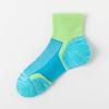 Nuevos calcetines de otoño e invierno para mujer, calcetines deportivos de tubo medio con combinación de colores, calcetines de entrenamiento para correr transpirables absorbentes de sudor, talón grande, venta al por mayor