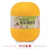 Bola de lã de bebê fio médio algodão leite DIY feito à mão bolsa tecida veludo branco de ovo gancho de crochê chinelos lã