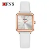 Reloj de Cuarzo Oufani para Commuter con Caja de Aleación, Elegante Reloj para Mujer, Resistente al Agua 30m, Alta Estética, Reloj de Pulsera Cuadrado para Mujer