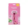 Depilador Feminino Pearl Max, adequado para depilar pelos pubianos, áreas íntimas, axilas e pernas, com lâminas substituíveis