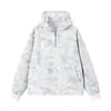 Nuevo Sudadera Tie-dye Otoño/Invierno Tendencia Marca Nueva Hombro Caído Estilo Americano Tendencia Unisex Casual Holgada