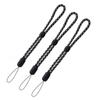 Artículos de fábrica en stock cordón móvil ajustable cordón corto de muñeca cordón redondo de jacquard cordón para teléfono móvil hebilla cordón de pino