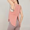 Blusa Deportiva de Malla con Costuras de Verano para Mujer Chaleco Deportivo Holgado de Secado Rápido Camiseta Transpirable Adelgazante de Manga Corta Ropa de Yoga