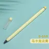 Tecnología negra afilado de lápiz eterno borrable sin necesidad de afilar plomo no fácil de romper no se puede terminar de escribir sin tinta escritura a mano alzada sin postura de escritura lápiz para estudiantes