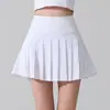 Falda Deportiva de Nuevo Estilo para Mujer, Anti-Exposición para Yoga y Bádminton, Falda Corta Deportiva Dos en Uno, Falda de Tenis, Falda Plisada de Corte A