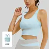 Sujetador deportivo para mujer, a prueba de impactos, de alta intensidad, con almohadillas en el pecho, adecuado para correr, yoga y entrenamientos al aire libre, con diseño de bloques de color, ajuste cómodo y una espalda elegante.