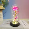 Dia dos Namorados Chinês Buquê de Rosas Flor Eterna Luminária Noturna Presente de Aniversário para Meninas, Namoradas, Presente de Alto Padrão para o Dia do Professor