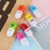 Bolígrafo lindo tipo píldora papelería para estudiantes expresión de dibujos animados bolígrafo telescópico regalo de Taobao bolígrafo cápsula bolígrafo publicitario