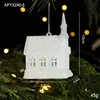 Navidad Nuevo Artesanía Creativa Árbol de Navidad Decoración del Hogar Plástico Blanco Múltiples Estilos Colgantes de Navidad