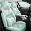 Cojín de Coche Lindo de Dibujos Animados Universal Cuatro Estaciones Cubierta de Asiento de Cuero Nappa de Cobertura Total Nueva Cubierta de Cojín de Coche para Mujer