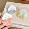 Pendientes de flores con cuentas de colores estilo festivo, pendientes de dopamina de gran valor para mujer, pendientes elegantes estilo Super Fairy Mori
