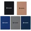 Cuaderno cosido tamaño A5 hecho de papel Kraft, papel reciclado, papel especial, adecuado para oficina y estudio, se puede imprimir con logotipo
