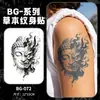 Pegatinas de Tatuaje Herbal Bg de Venta Caliente Transfronterizas con Diseño de Mariposa Alada para Brazos y Muñecas, Pegatinas Personalizadas de Moda, Fuente Mayorista