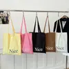 Bolso de Hombro de Gran Capacidad Estilo Coreano para Mujer 2026 Nuevo Bolso Transversal de Pana Debajo del Brazo Bolso Tote Bolso de Mano