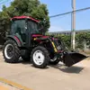 Cubo de Ingeniería Montado en Tractor Lovol Oubao Pala Cargadora para Tractor Rotocultivador Giratorio Montado en la Parte Trasera