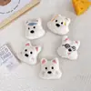 Perro West Highland White Terrier de Peluche Lindo Juguete de Peluche Perro Lindo Suave Adorable Celebridad de Internet Figura de Perro Pequeño Broche Accesorios