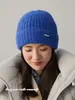 Chapéu de Lã Tricotado com Dopamina Ins Chapéu de Lã Engrossado Chapéu Quente Chapéu para Frio Inverno Mulheres Moda Protetor de Orelha Outono