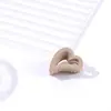 Pinza de Agarre Pequeña de 2.5CM Corazón Torcido Pinza para el Cabello de Mujer Pinza de Agarre para Flequillo Mate Pinza de Tiburón Agarrador de Cabello Tocado Transfronterizo