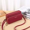 Lonny Nueva Cartera Larga para Mujer Doble Capa Doble Cremallera Gran Capacidad Bolso de Mano Bolso de Hombro Multifuncional de Moda