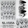 Pegatinas Sagradas para Uñas Estilo Francés con Sello Dorado, Relieve 5D, Cruz de Luz Sagrada Tridimensional, Decoraciones de Pegatinas para Uñas DIY, Modelo Sl