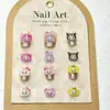 Estilo Mixto Divertido Sanrio Labubu Dibujos Animados Accesorios para Uñas Lindos Accesorios de Resina para Uñas Accesorios para Joyería DIY