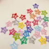 Grampo de Cabelo Estrela de Epóxi Cor Doce 3cm para Crianças, Cabelo Interno Cebola, Estrela de Cinco Pontas, Boa Qualidade, Celebridade da Internet, Grampo de Cabelo para Mulheres, Grampo BB