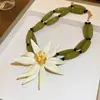 Collar de Conchas Acrílicas de Colores Transfronterizo Europeo y Americano Diseño de Nicho Cadena para Clavícula Joyería de Moda Exagerada para Mujeres
