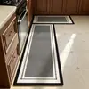Tapete Simples para Piso de Cozinha Lama de Diatomáceas Absorção de Água Absorção de Óleo Tapete Antiderrapante Conjunto de Duas Peças Fácil de Limpar Capacho Em Estoque Dropshipping